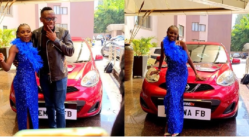 Dem Wa FB gifted new car by Oga Obinna